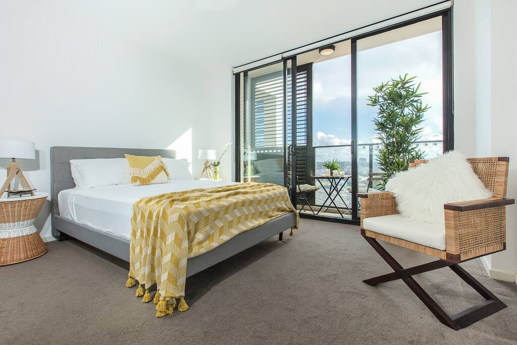 Spacious bedroom