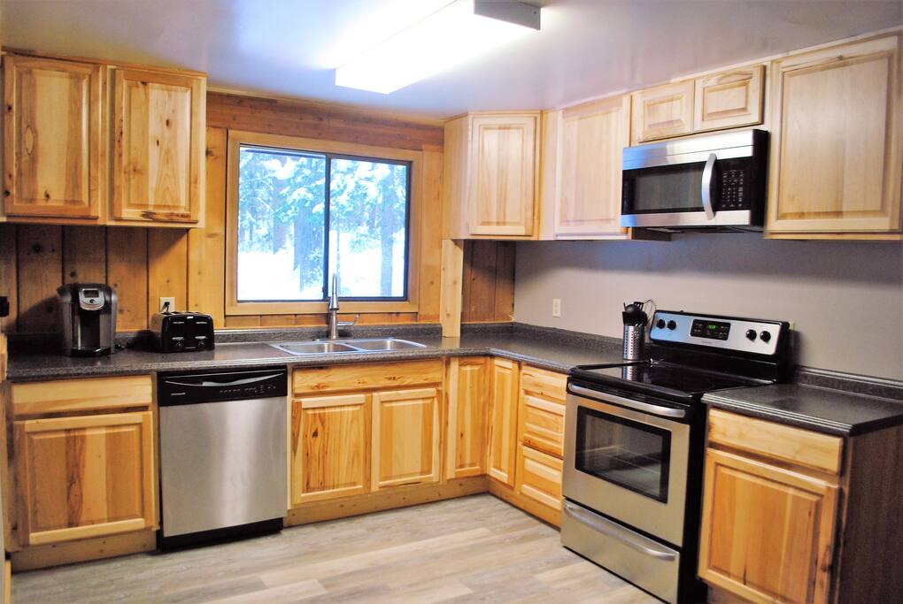 The kitchen is on the main floor.
