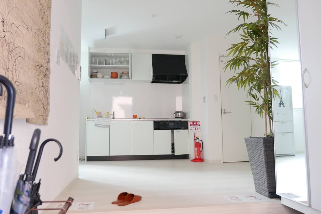 First kitchen from the entrance.