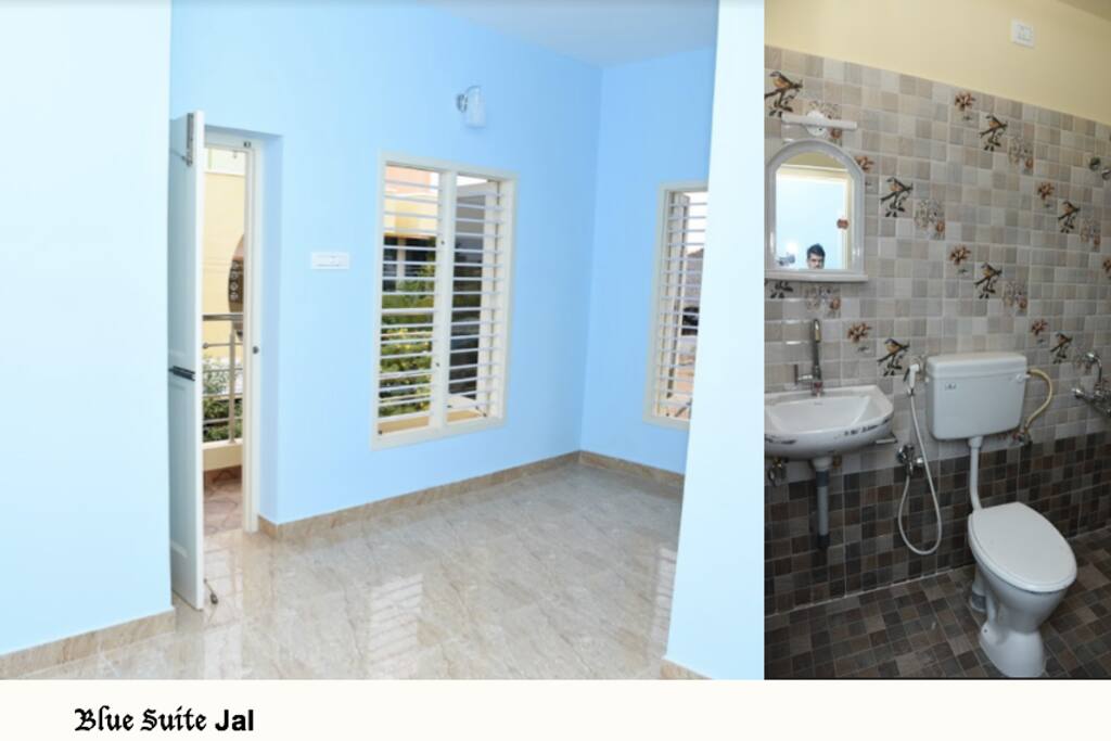 Every room has its own private toilet