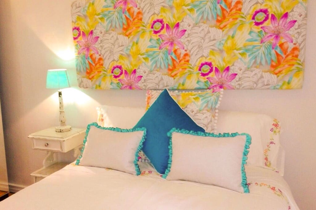 Bedroom with a double bed