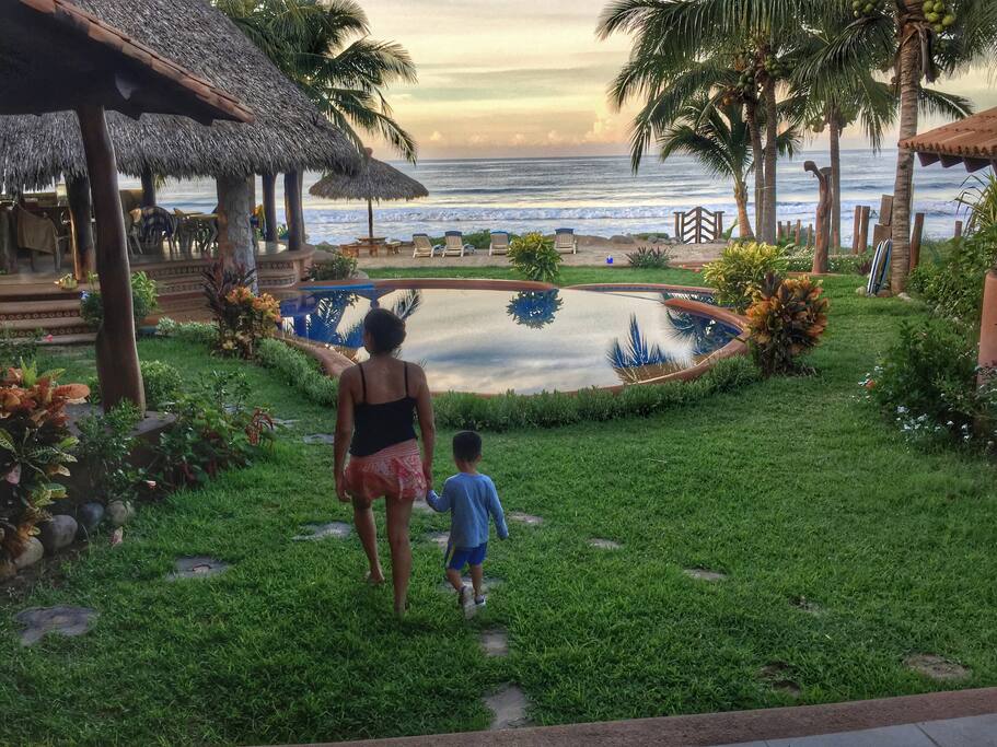 A walk into paradise...