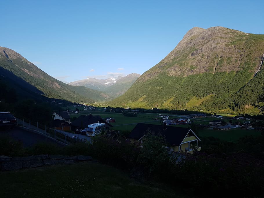 Utsikt mot dalen