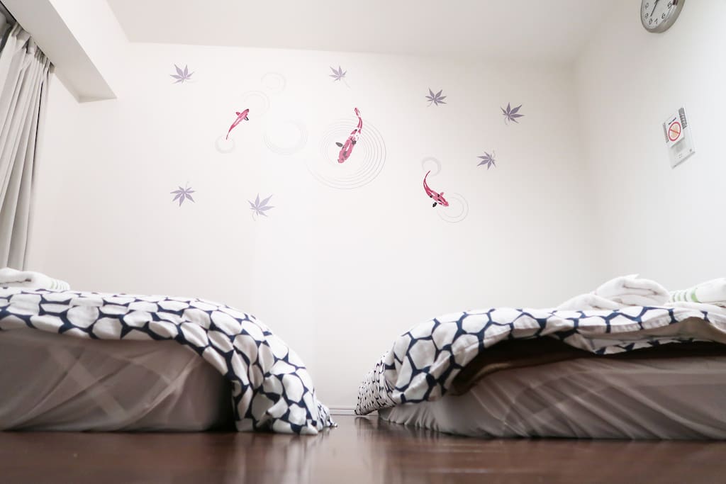 Modern comfortable room on Japan