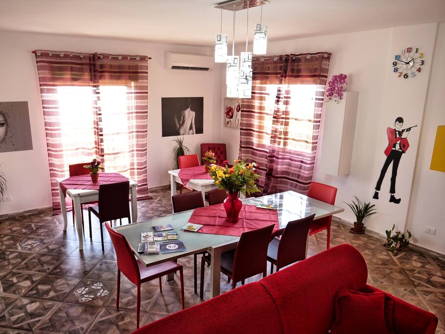 Sala Giorno - Interno B&B Vento di Scirocco