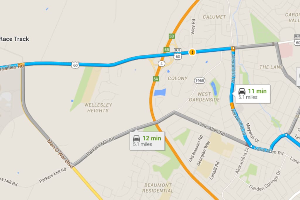 No need to fight New Circle traffic on the way to the races