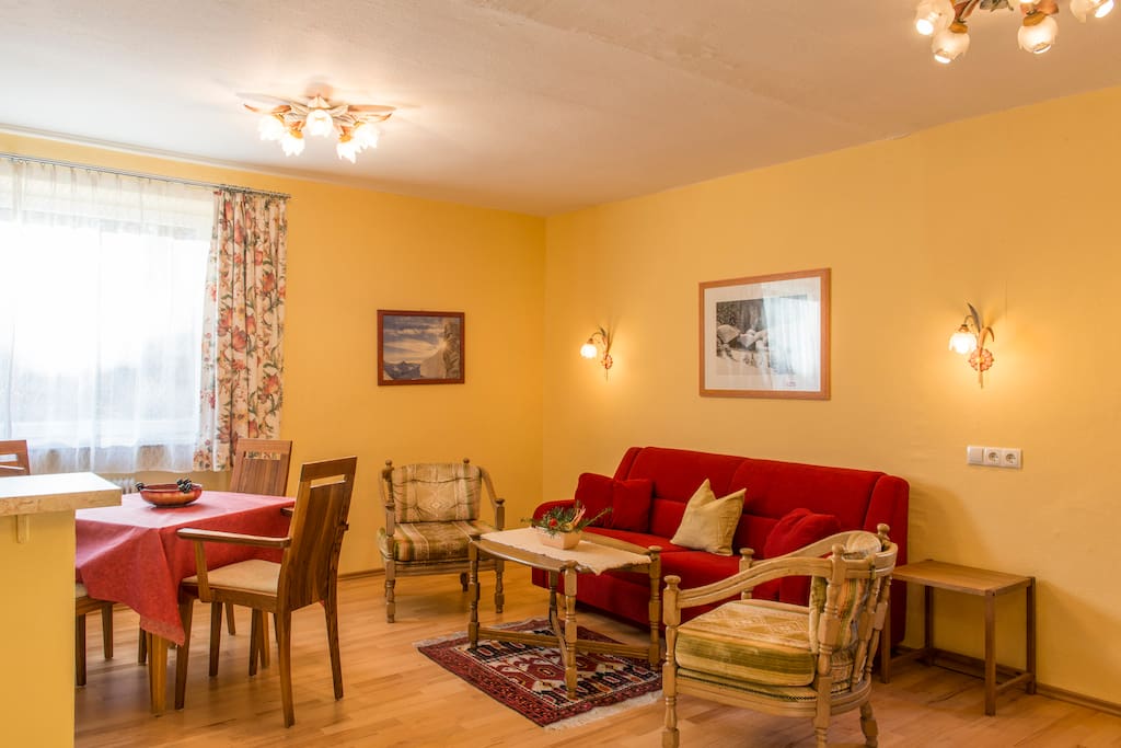 Living Room with Sleeper Sofa / Wohnzimmer mit ausziehbarer Couch
