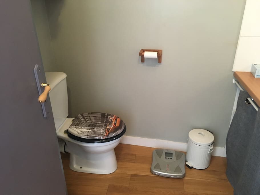 Salle d'eau : wc, double vasque,douche