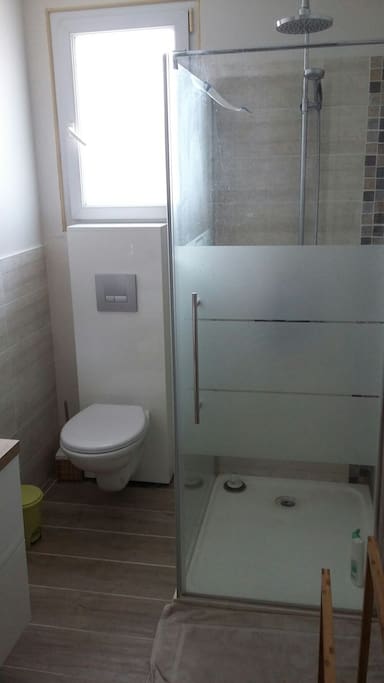 salle de bain avec wc