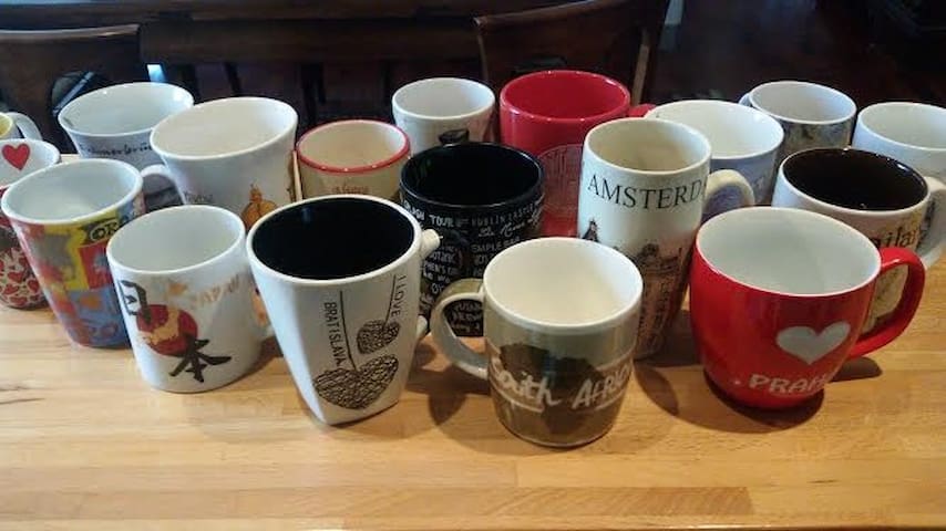 Aughy's House many countries visited & hosted