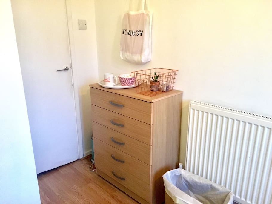 Chest of drawer will be free to use