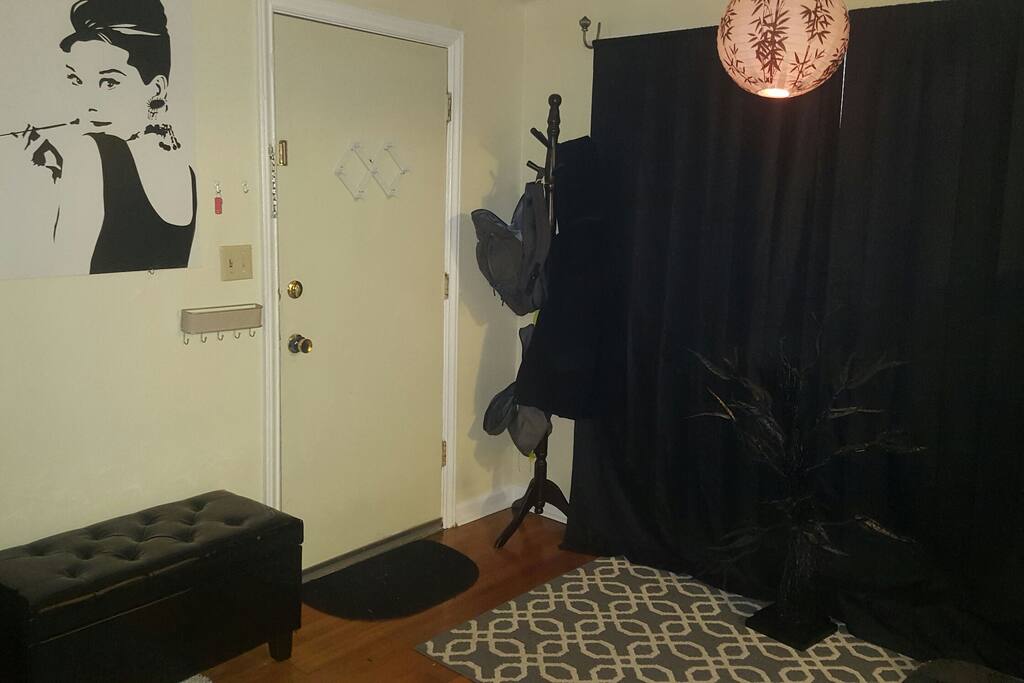 living room (reverse angle of bedroom)