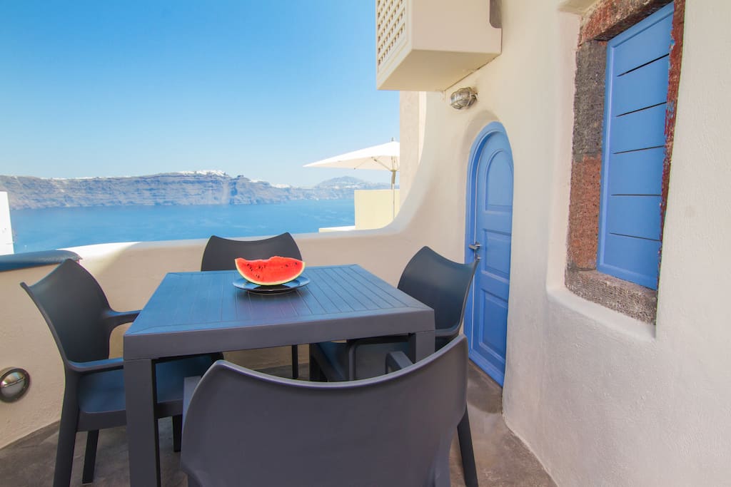 The terrace