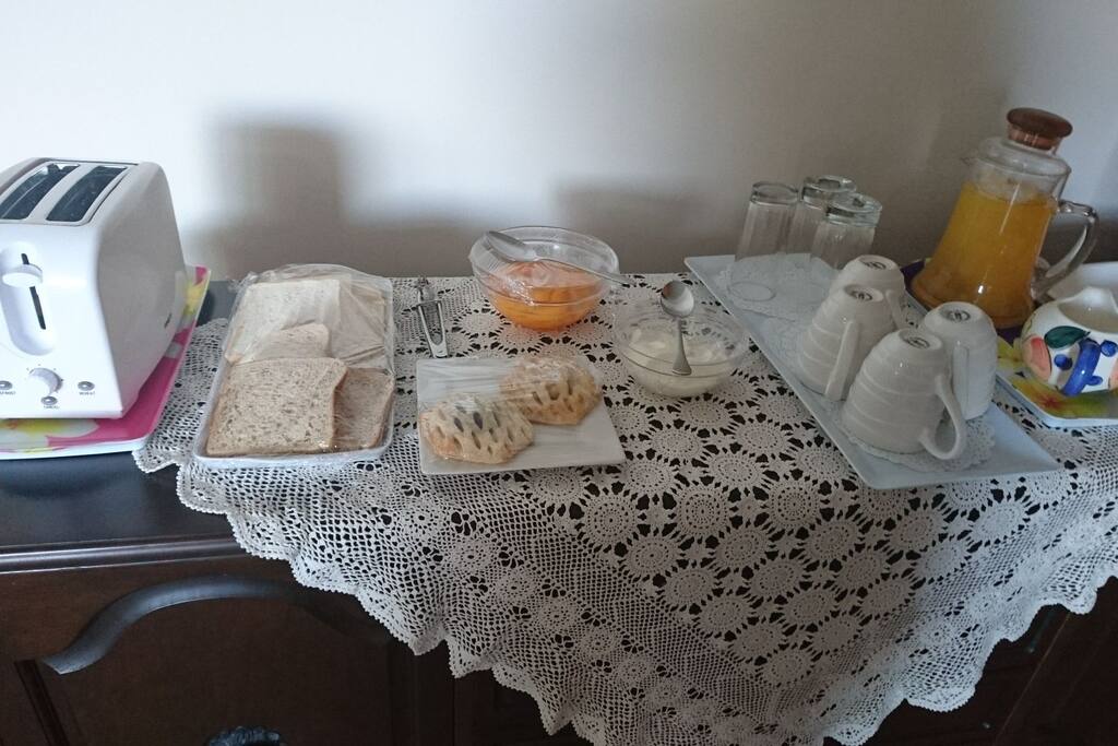Your continent breakfast.