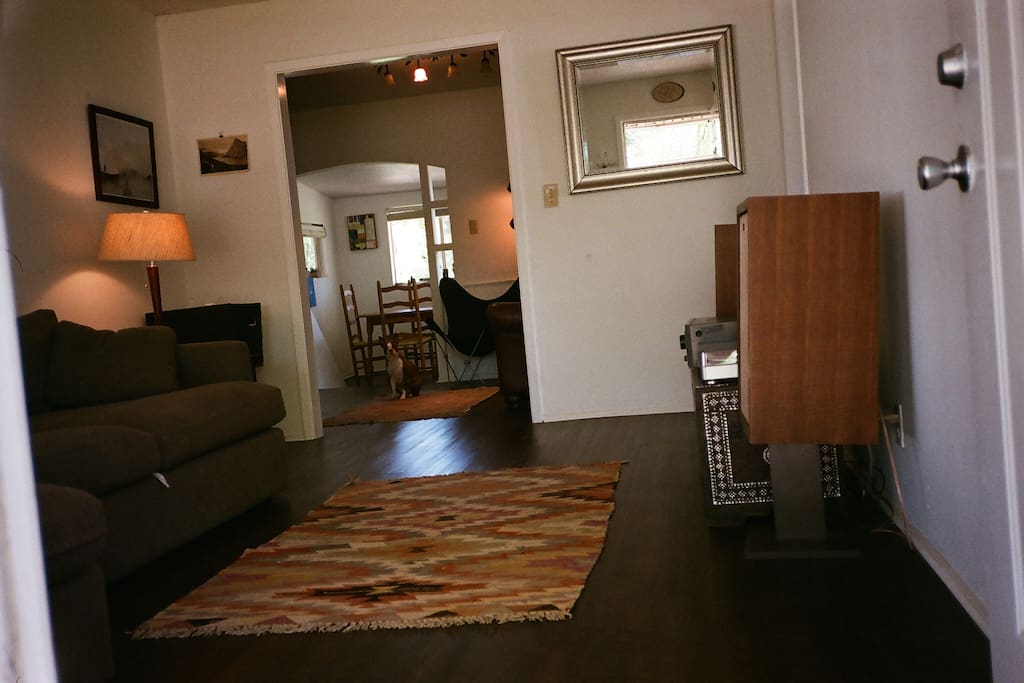 Looking in from front door
