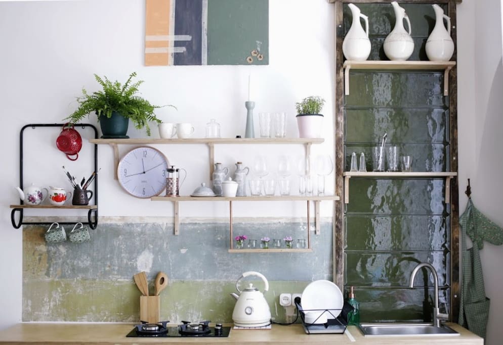 Hand made kitchen waiting for your hand made dishes