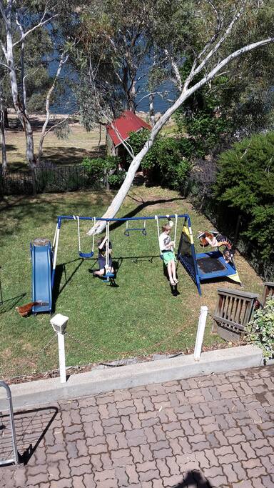 Fully fenced children's play area
