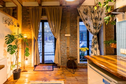 Entire Villa w Bohemian Courtyard and Terrace Dwtn