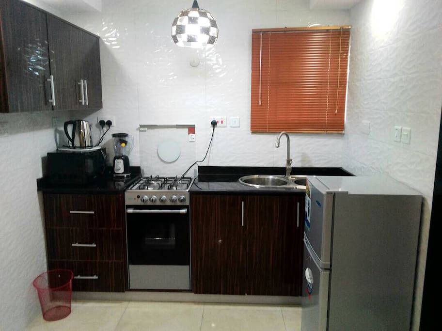 Fully fitted self contained kitchen