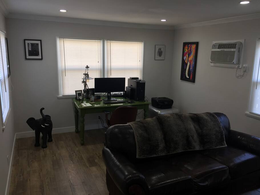 Back of living room