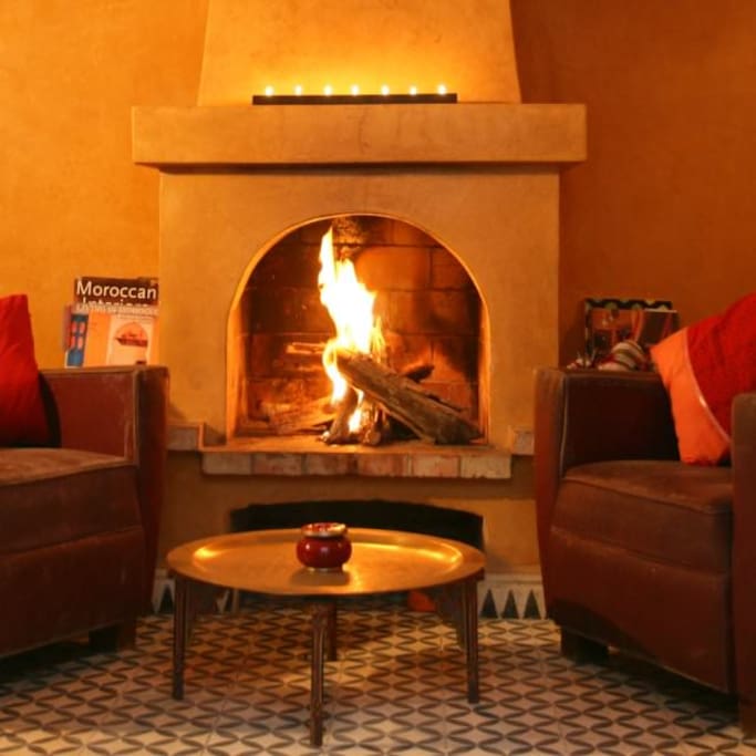 Grand Salon fireplace