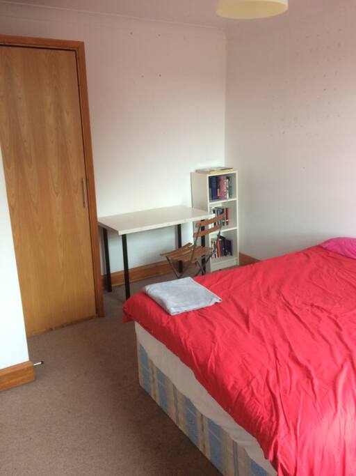 A view of the double room