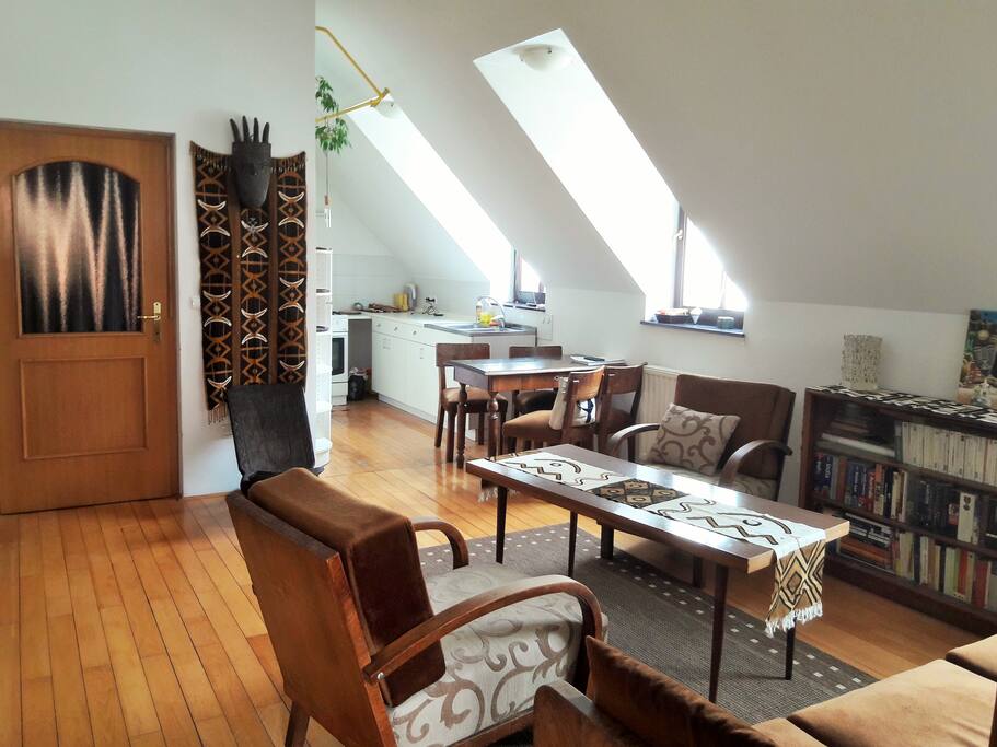 The living room