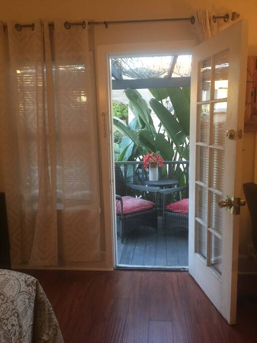 Bedroom 1
French doors open to your own private veranda.