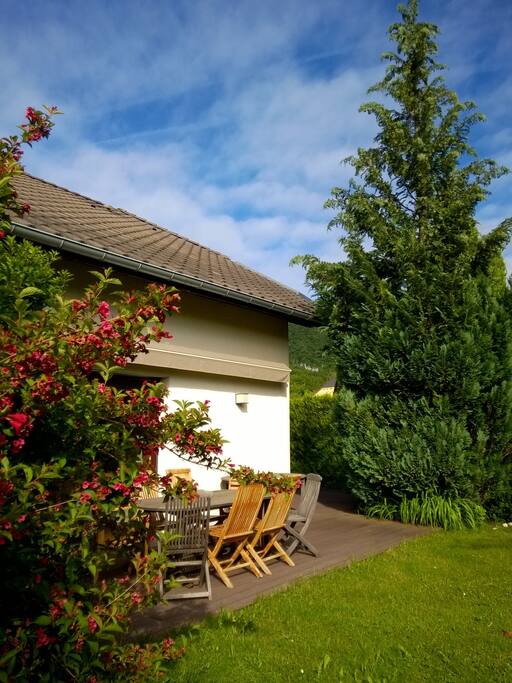 Terrasse côté jardin