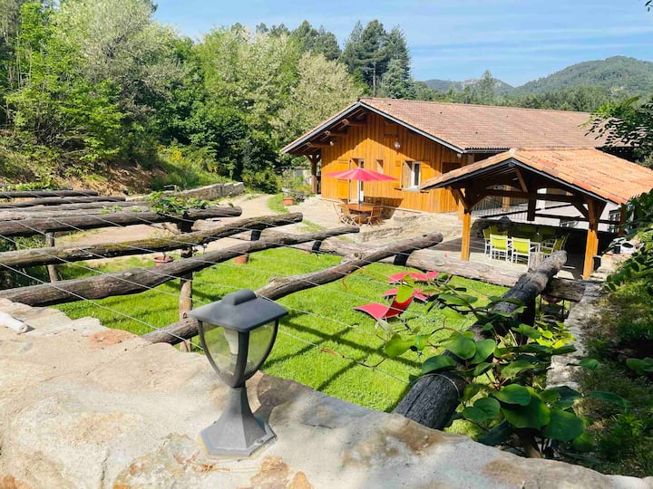 Chalet Avec Piscine Privé - Gard