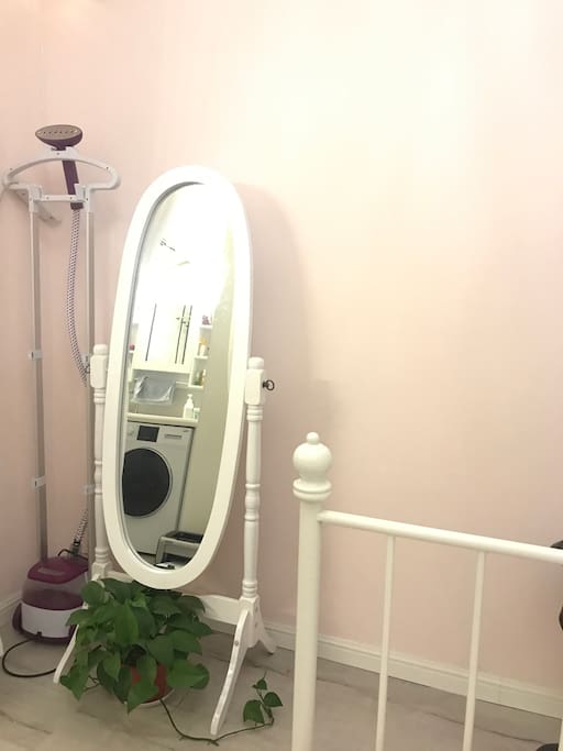 美美的穿衣镜和挂烫机