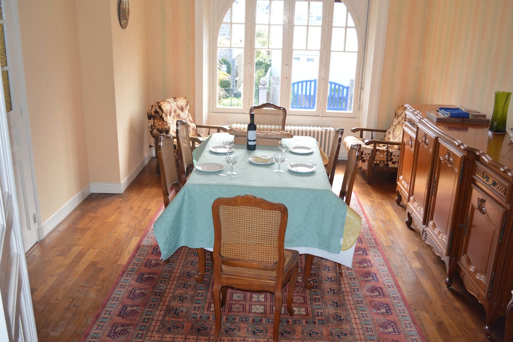 Dining Room, on the first floor overlooking the road