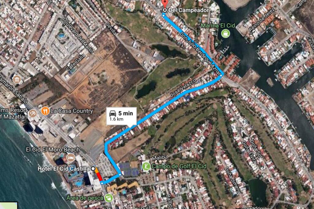 DESCRIPCIÓN SATÉLITAL A LA CASA DESDE EN LA ENTRADA. (COCHE)