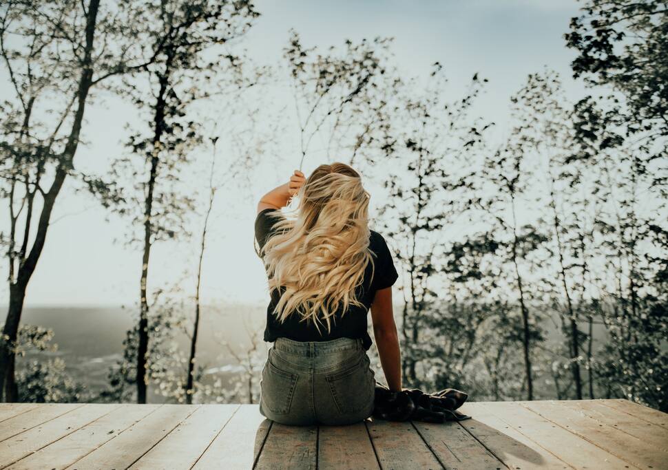 The wind on top of the mountain keeps you cool in the summer