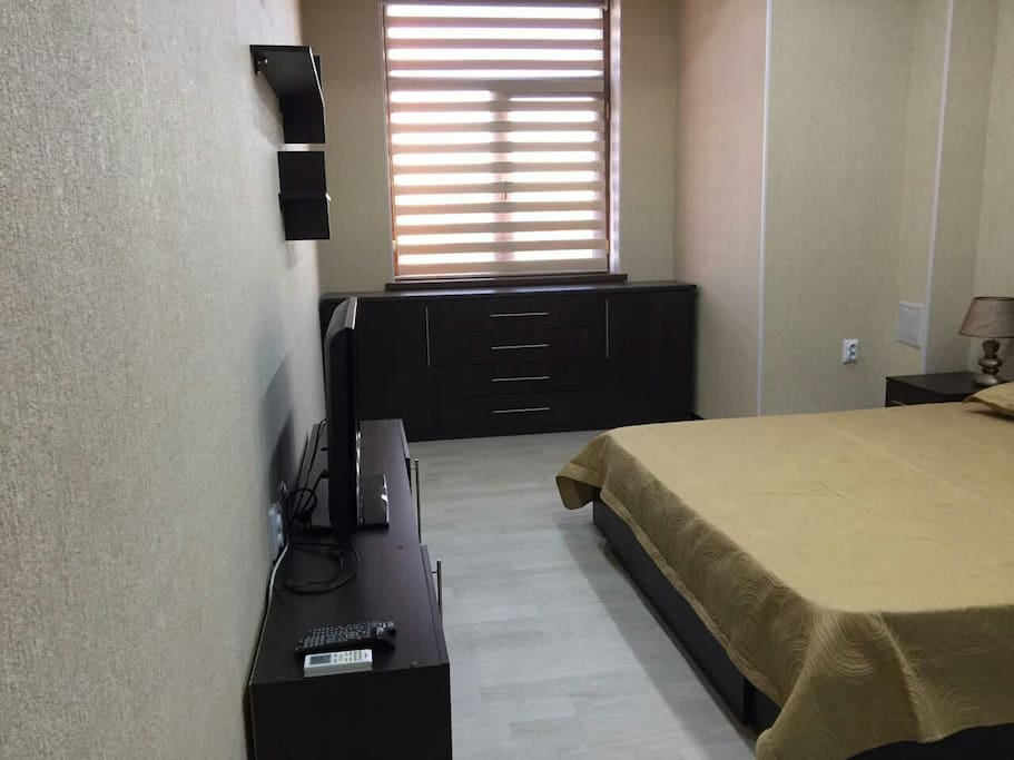 Bedroom and tv place