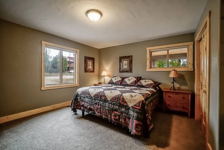 Master (King) Bedroom Retreat off the main floor with attached bathroom. 