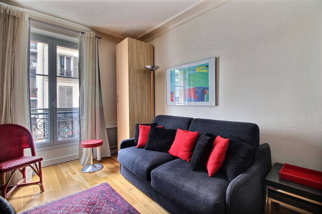 Living Room with sofa bed
