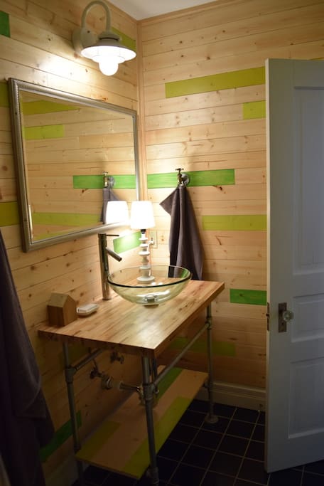 Bathroom vanity.