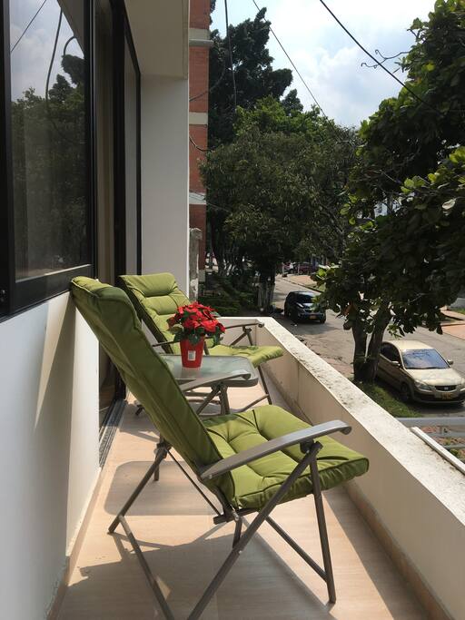 balcon para tomar el sol..