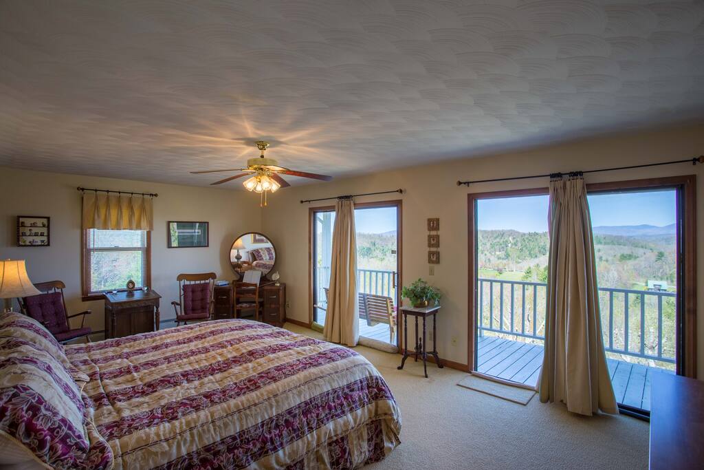 Master bedroom with king bed