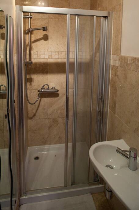 A guest shower room
