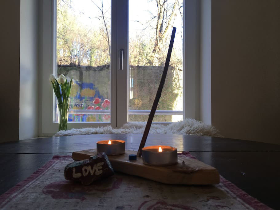 Table in the kitchen