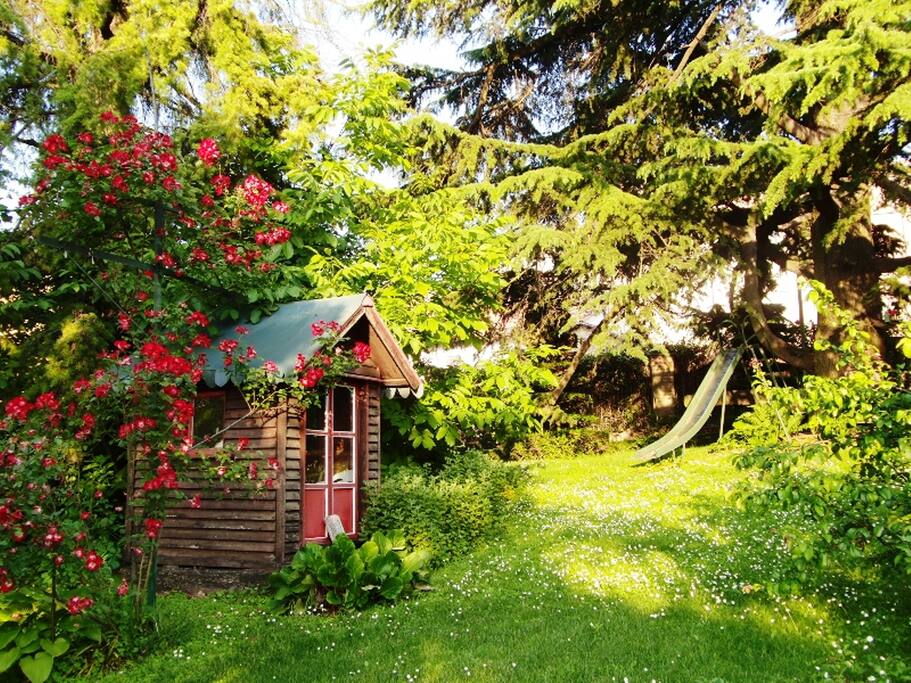 il parco secolare a disposizione degli ospiti