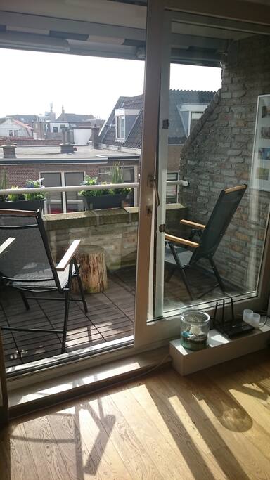 Zonnig balkon