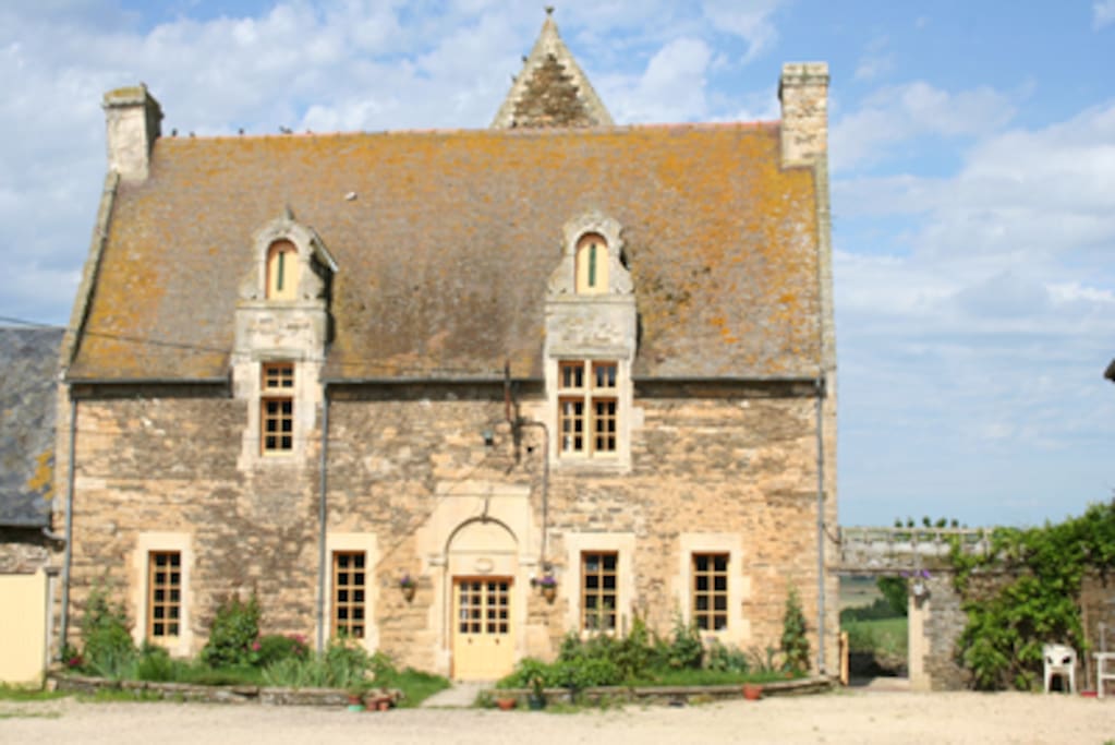 Façade du manoir