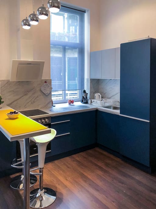 A fully equipped Kitchen