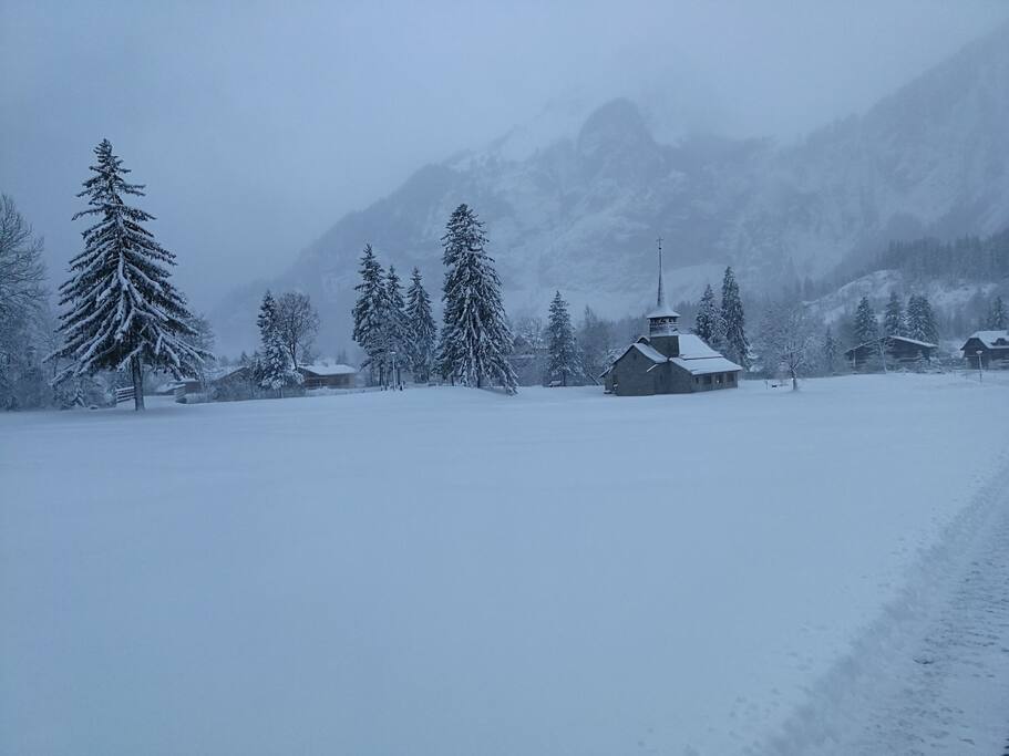 Aussicht vom Balkon