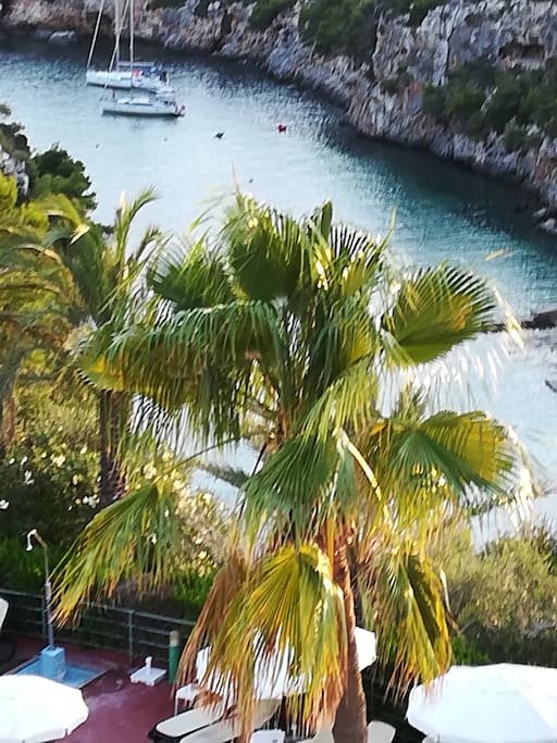 Vue sur la crique
