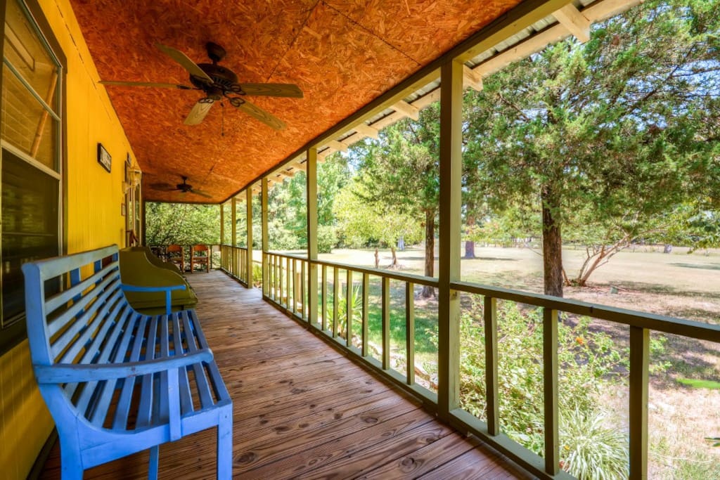 You'll love relaxing on the expansive deck.
