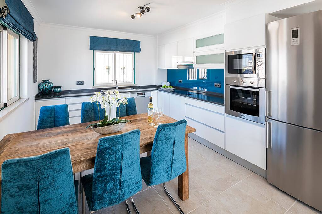Kitchen and dining area